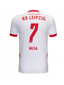 Billige RB Leipzig Antonio Nusa #7 Hjemmedrakt 2024-25 Kortermet